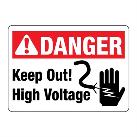 ANSI Keep Out High Voltage